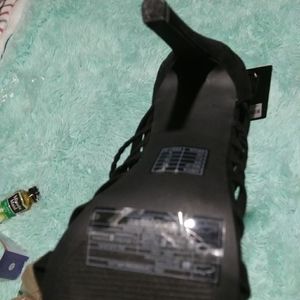 Brand New Forever 21 Black Strappy Heels